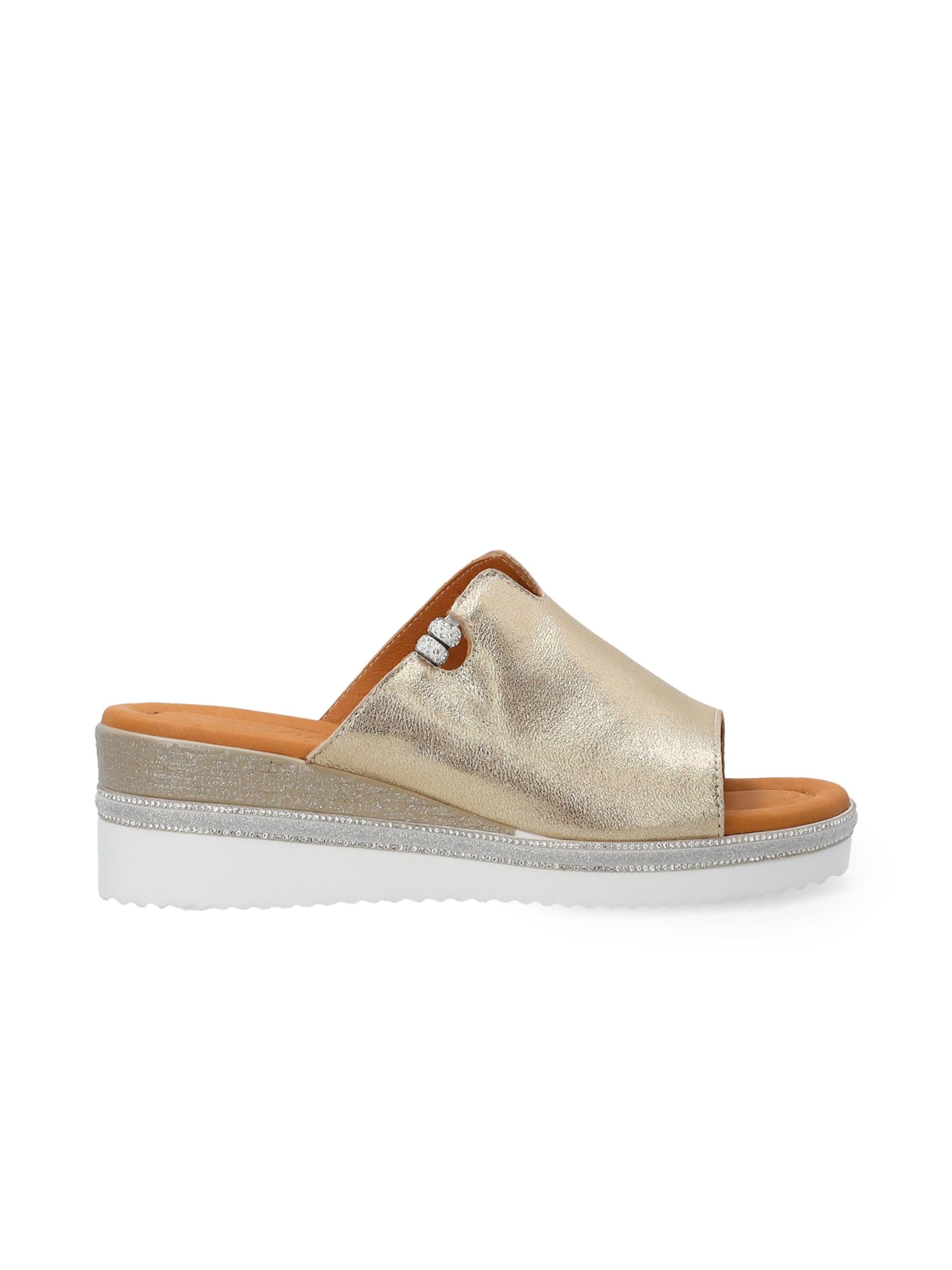 VENEZIA Pantolette 'Venezia'‌‌‌ in Gold: Vorderseite