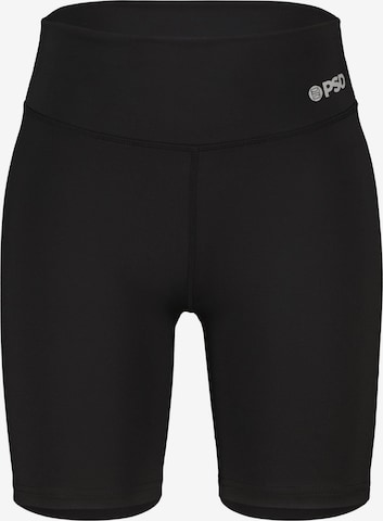 Skinny Pantalon de sport PSD en noir : devant