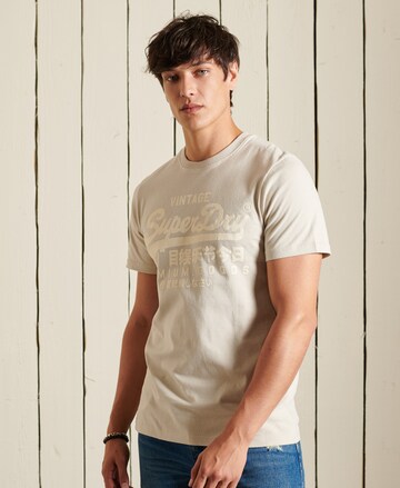 Superdry Tapered T-Shirt in Grau