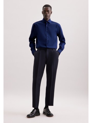 Coupe regular Chemise business SEIDENSTICKER en bleu