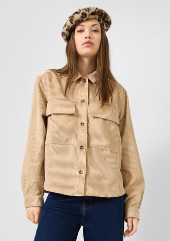 QS Tussenjas in Beige: voorkant