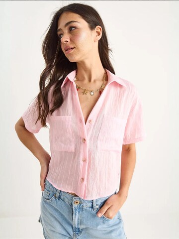 Bianco Lucci - Blusa em rosa