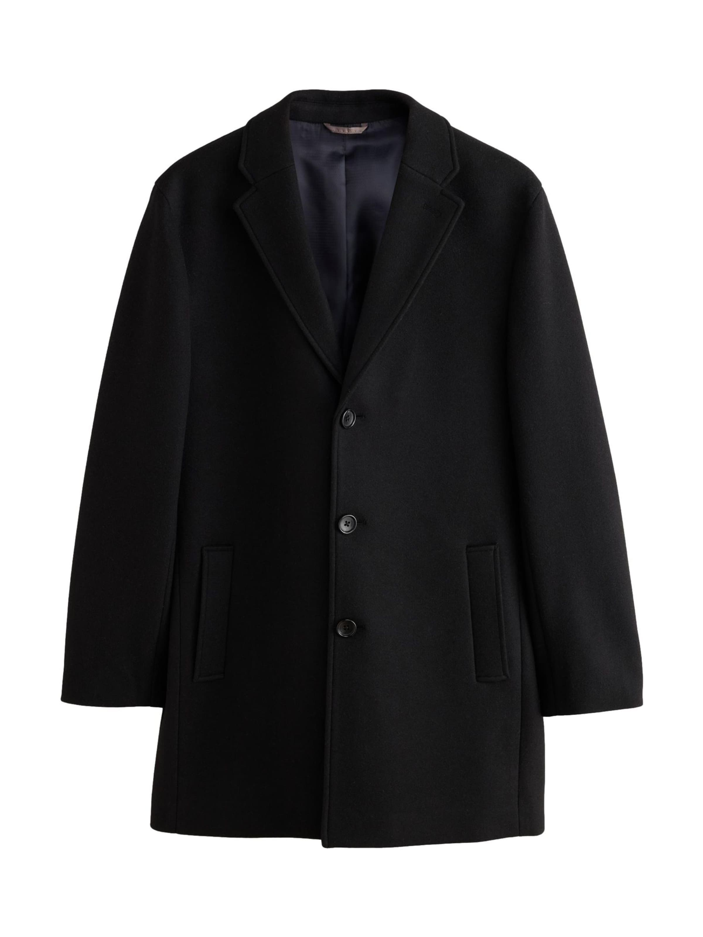 Next Mantel 'Epsom' in Schwarz: Vorderseite