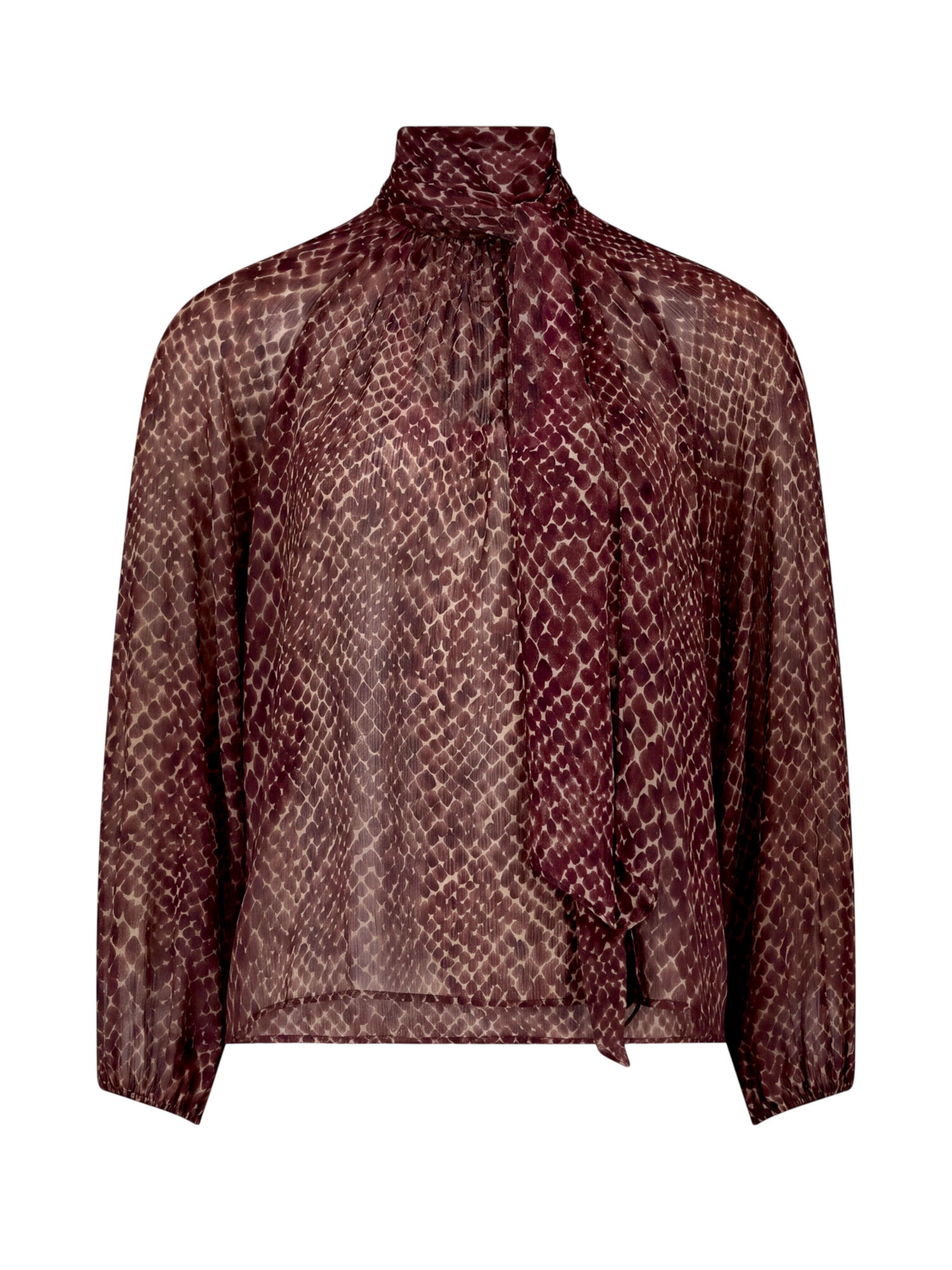 Camicia da donna di zero in grigio: frontale