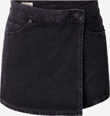 LEVI'S ® Slim fit Skirt 'Skort' in Black: front