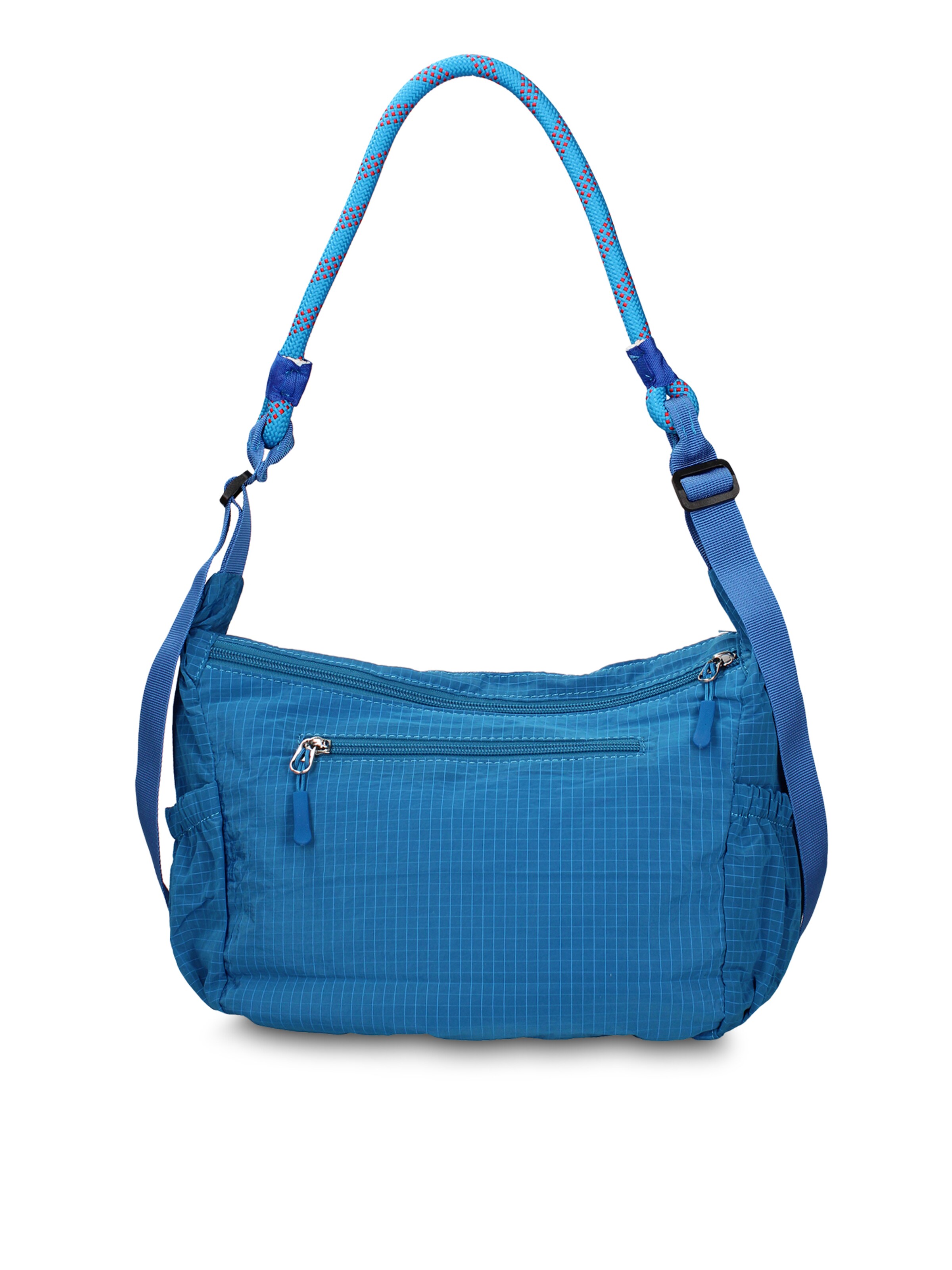 Borsa a spalla 'Borsa a Spalla Donna Gianmarco Venturi Pelle Vegana PU con Zip' di GianMarco Venturi in blu
