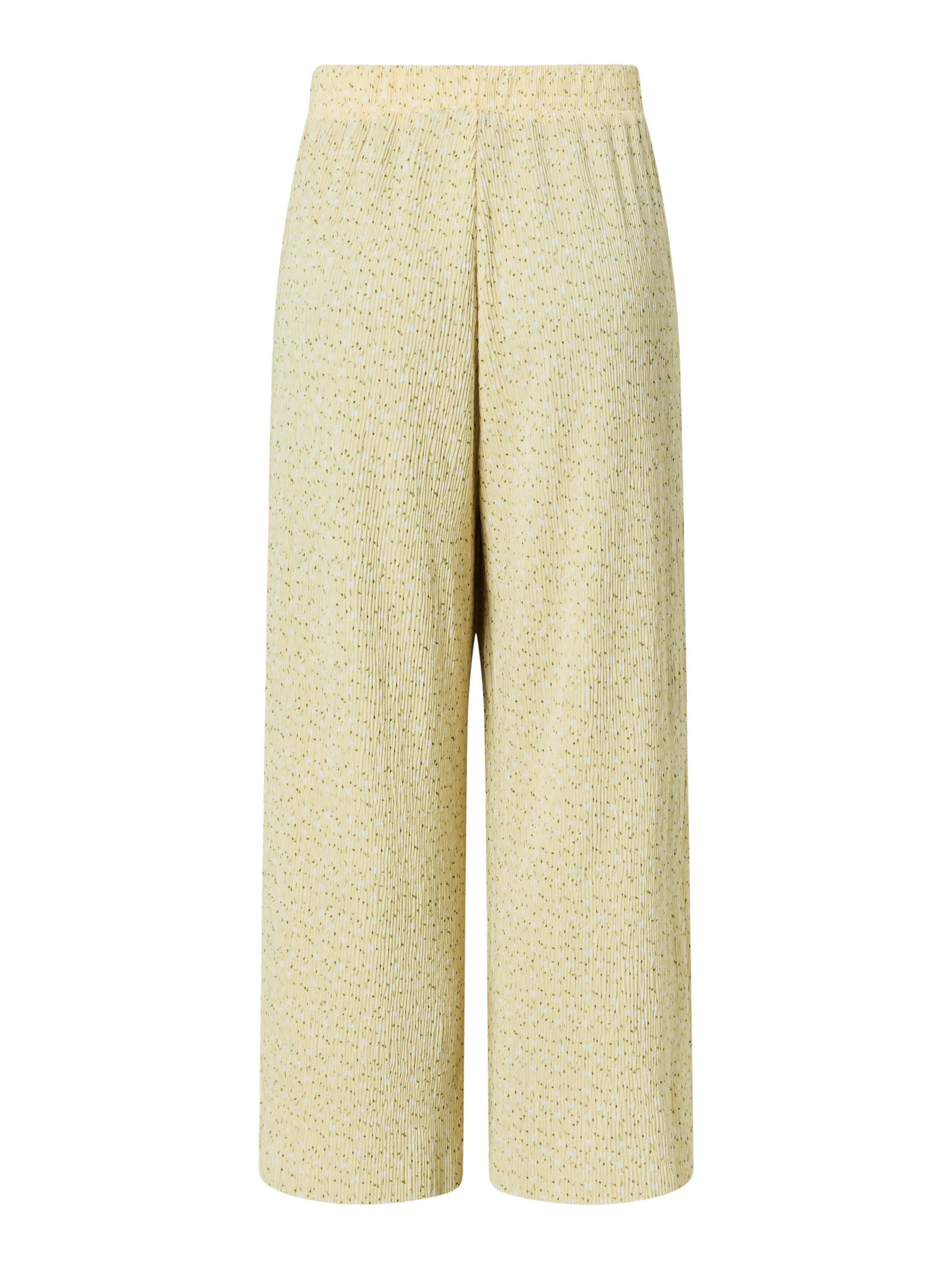 PIECES - Pierna ancha Pantalón en beige