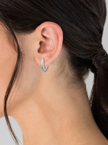 Boucles d'oreilles Strandglück en argent : devant