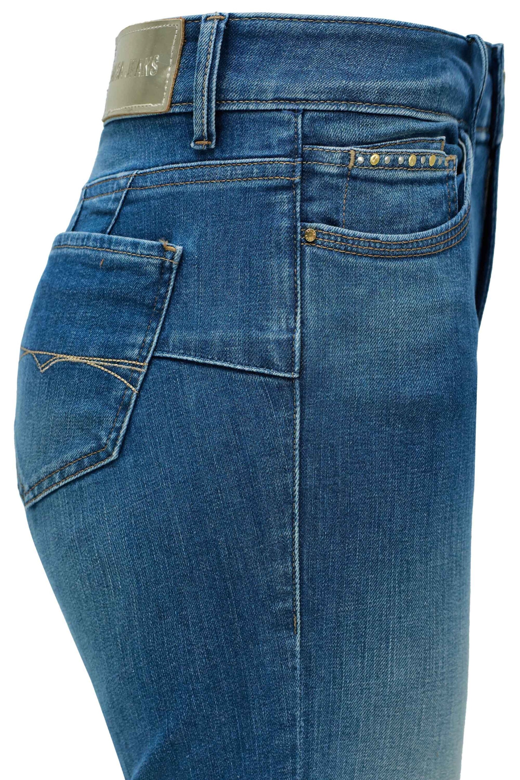 évasé Jean 'Wonder' Salsa Jeans en bleu