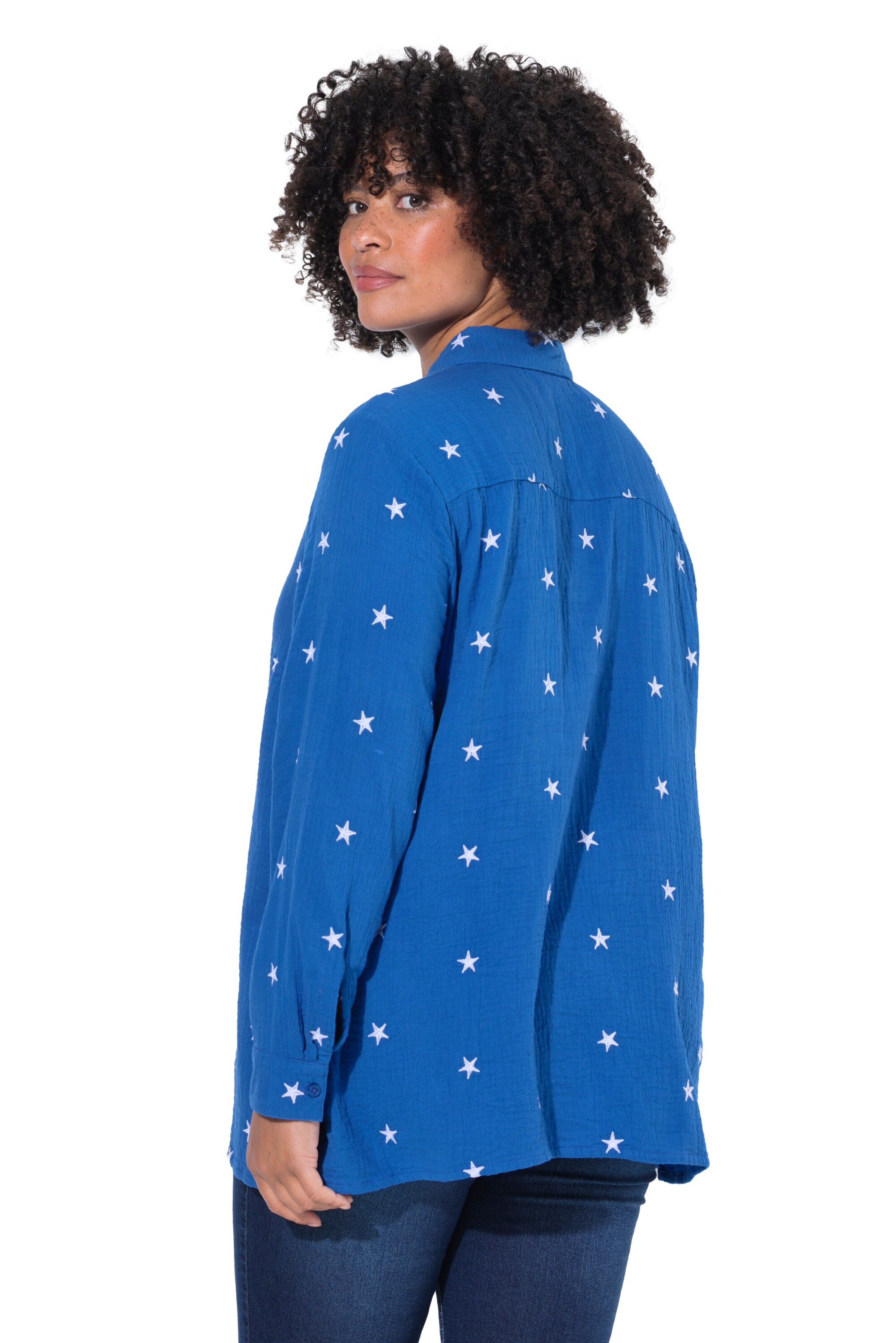 Angel of Style Hemdbluse in Blau