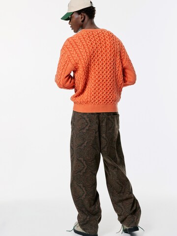 Pull&Bear Pulóver 'PREPPY QUEENS' - narancs