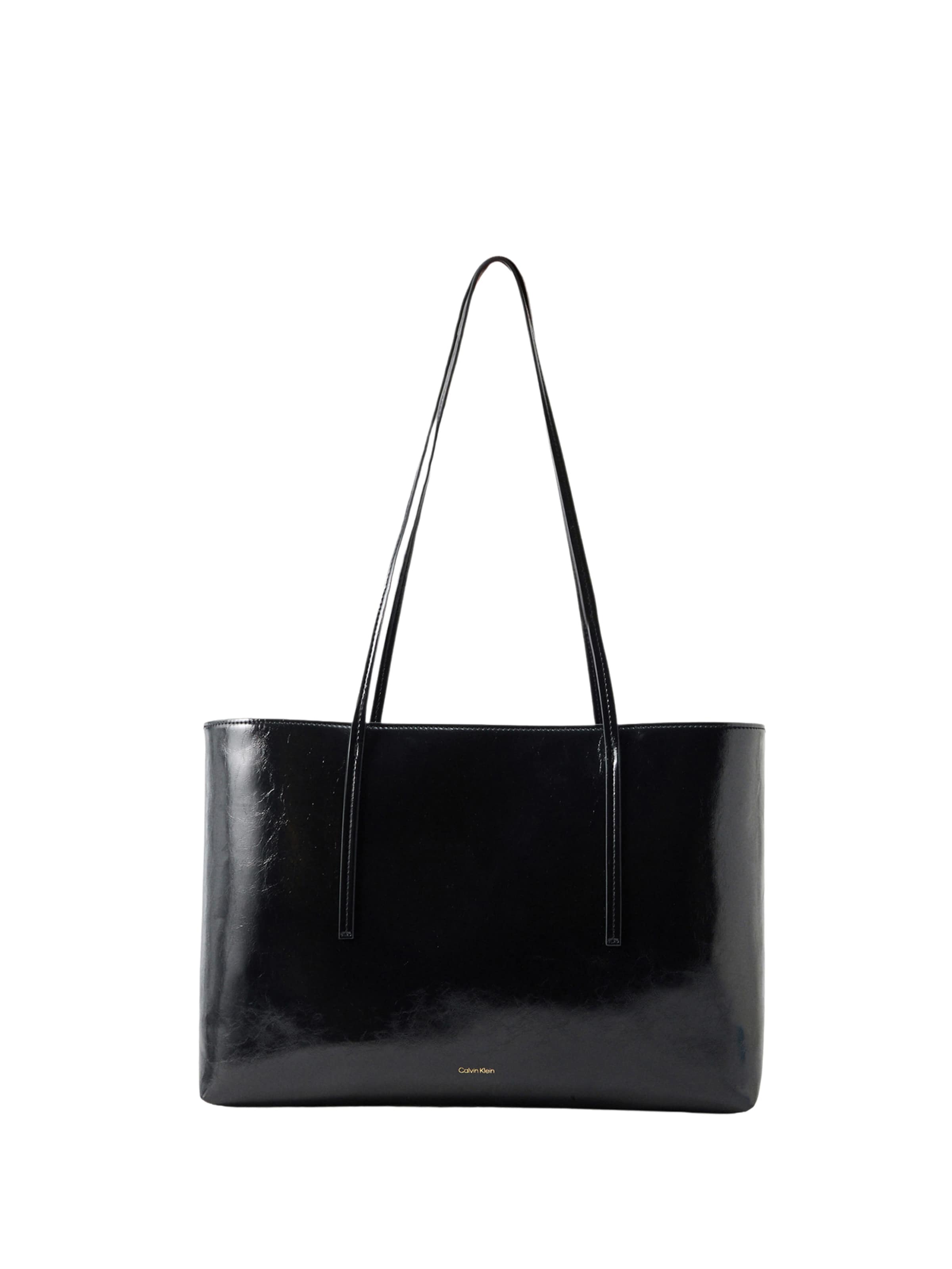 Cabas Calvin Klein en noir : devant