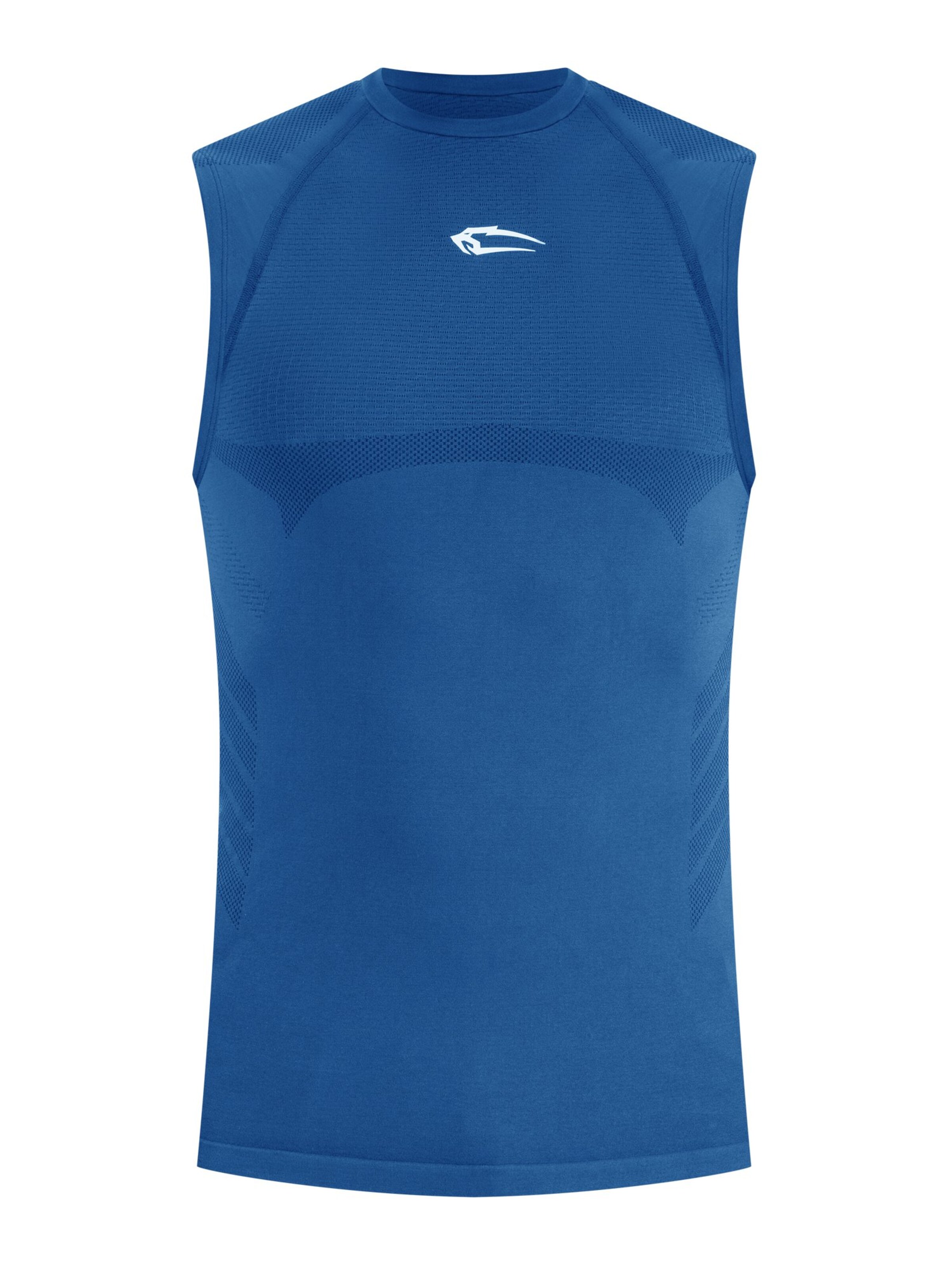 Smilodox Compression Tank Top Carnos in Blau: Vorderseite