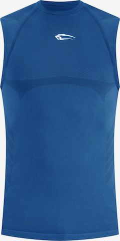 Smilodox Compression Tank Top Carnos in Blau: Vorderseite