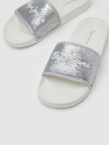Pepe Jeans Beach & Pool Shoes ' SWEET' in Silver