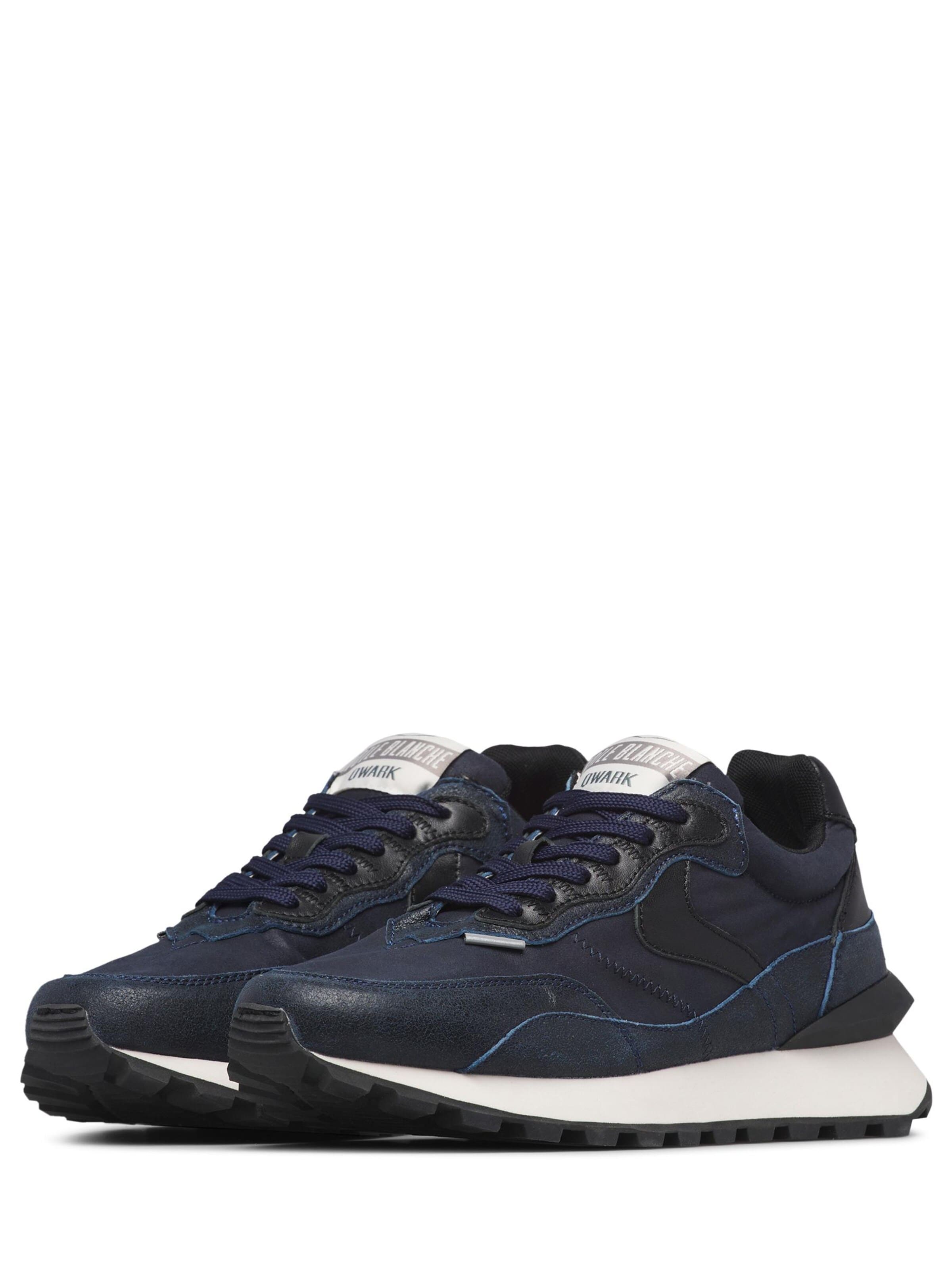Baskets basses 'QWARK HYPE MAN.' Voile blanche en bleu
