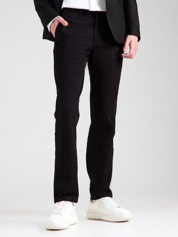 TOMMY HILFIGER - regular Pantalón 'DENTON ESSENTIAL' en negro: frente