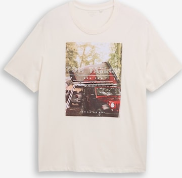 TOM TAILOR Men + Shirt in White: front