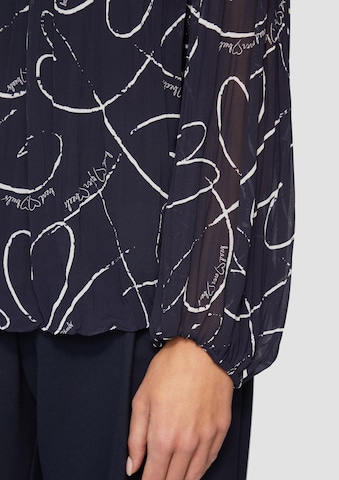 s.Oliver BLACK LABEL Bluse in Blau