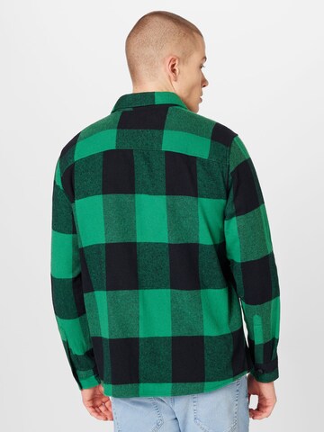 Only & Sons Regular fit Button Up Shirt 'Milo' in Green