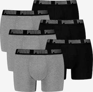 PUMA Boxerky – šedá: přední strana