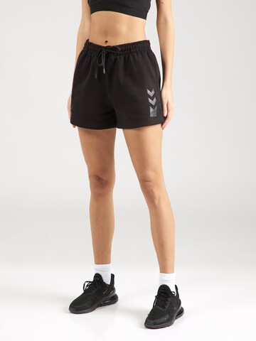 Hummel Regular Sports trousers 'Active' in Black: front