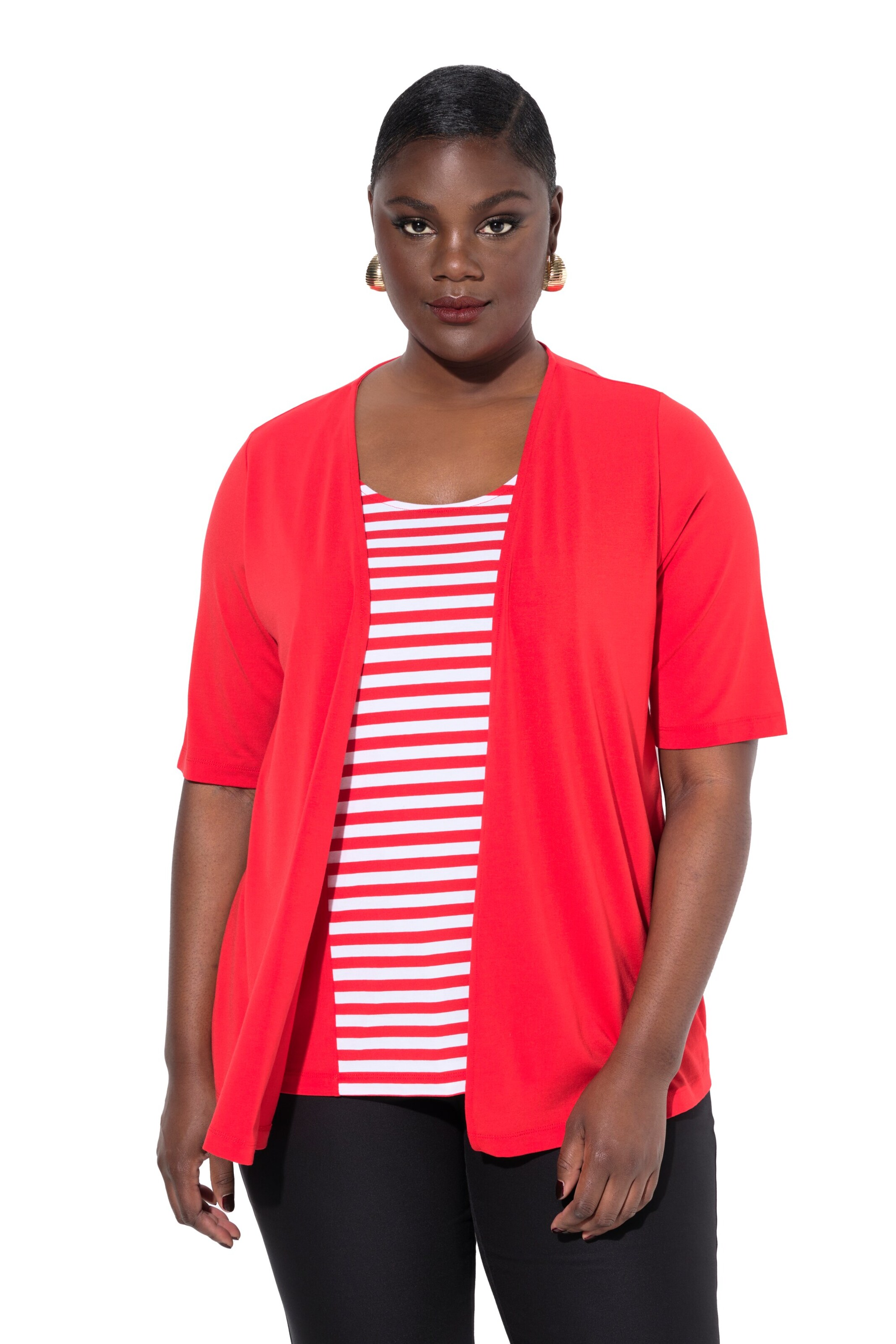 Ulla Popken Shirt in Red: front