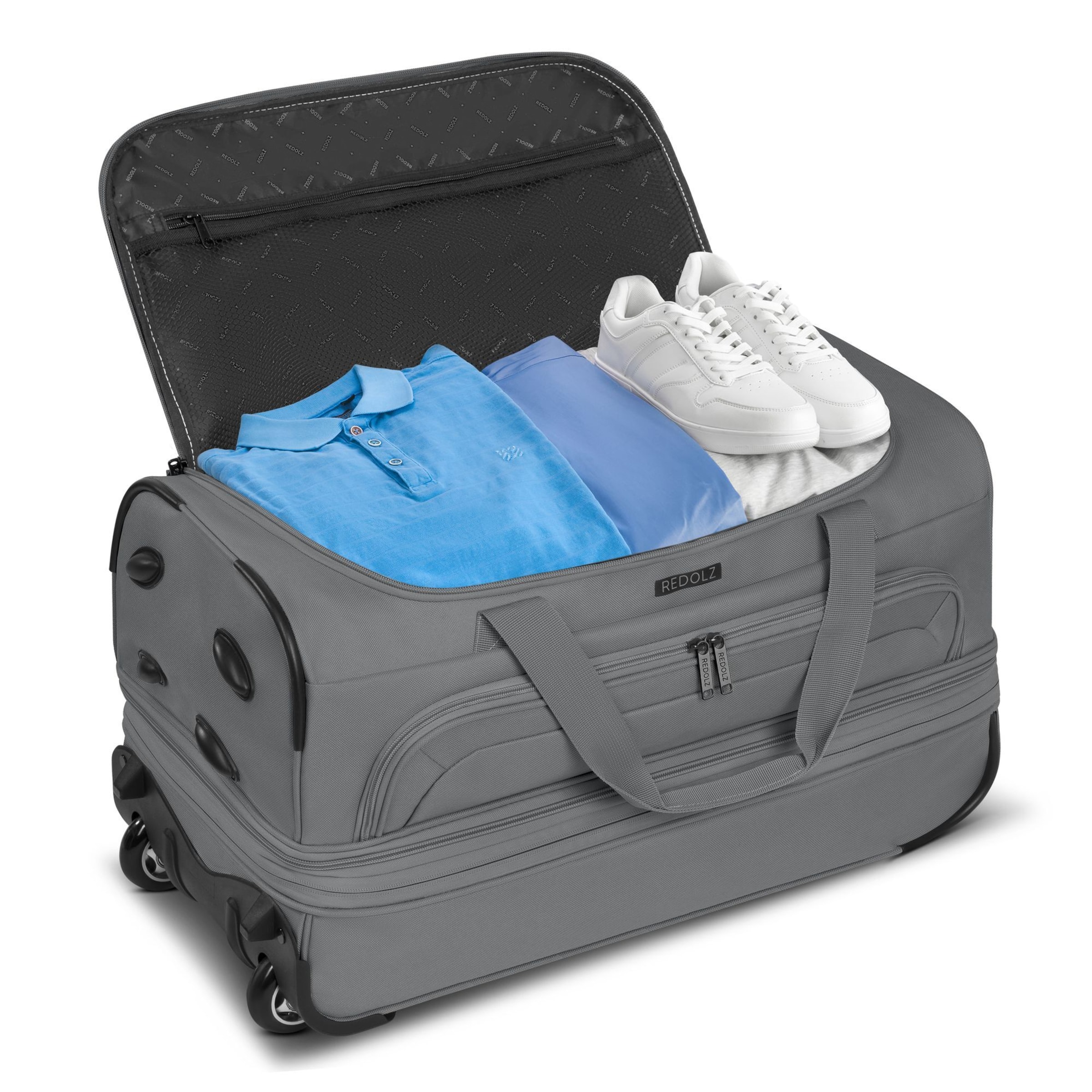 Borsa da viaggio di Redolz in grigio