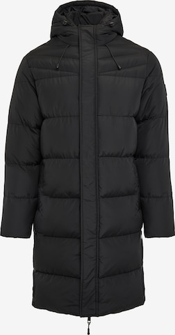 Manteau d’hiver Threadbare en noir : devant