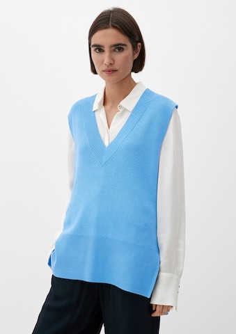 Pull-over s.Oliver BLACK LABEL en bleu : devant