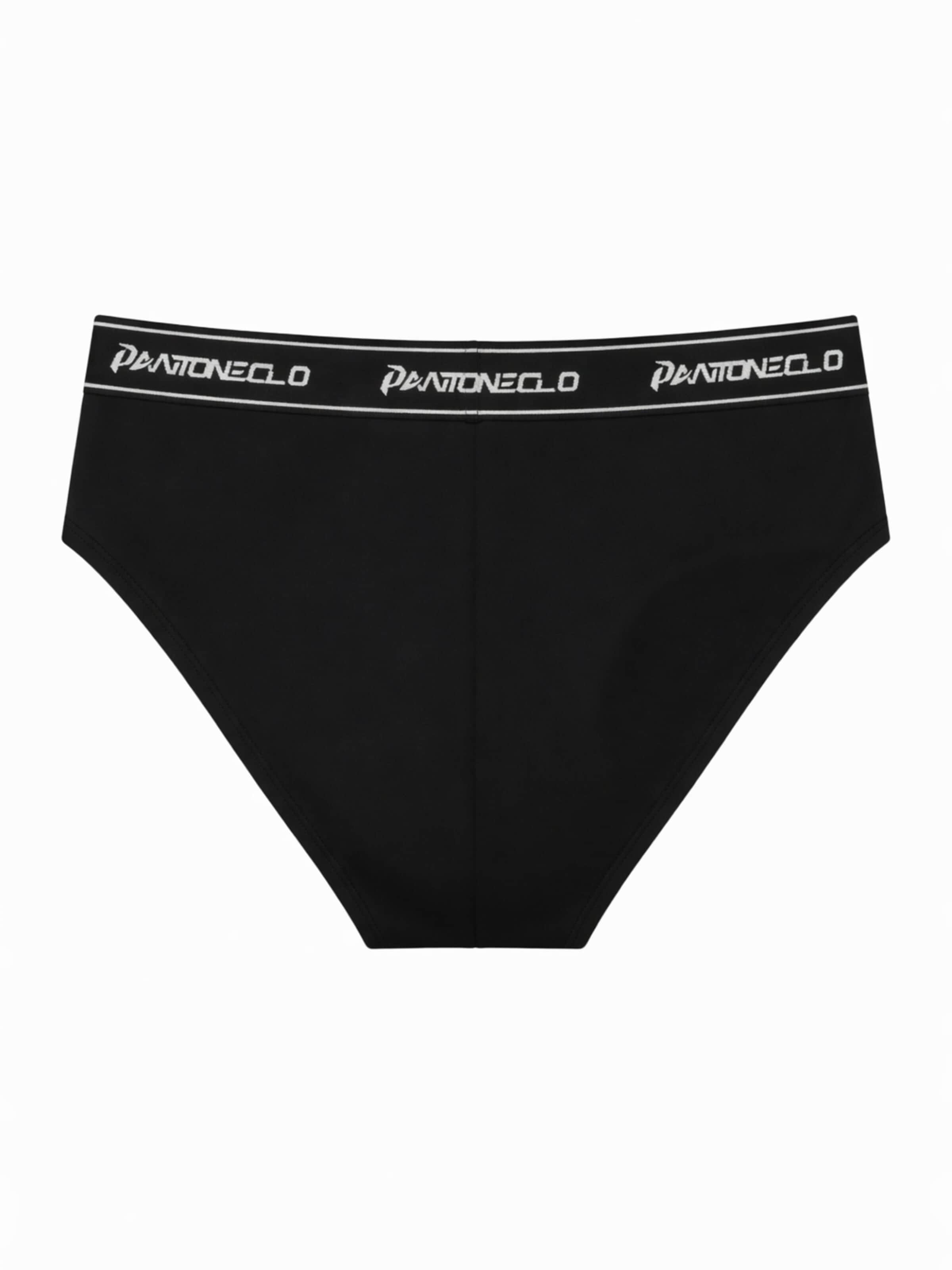 Slip 'Pantoneclo Men’s Boxer Brief Underwear' di PANTONECLO in nero