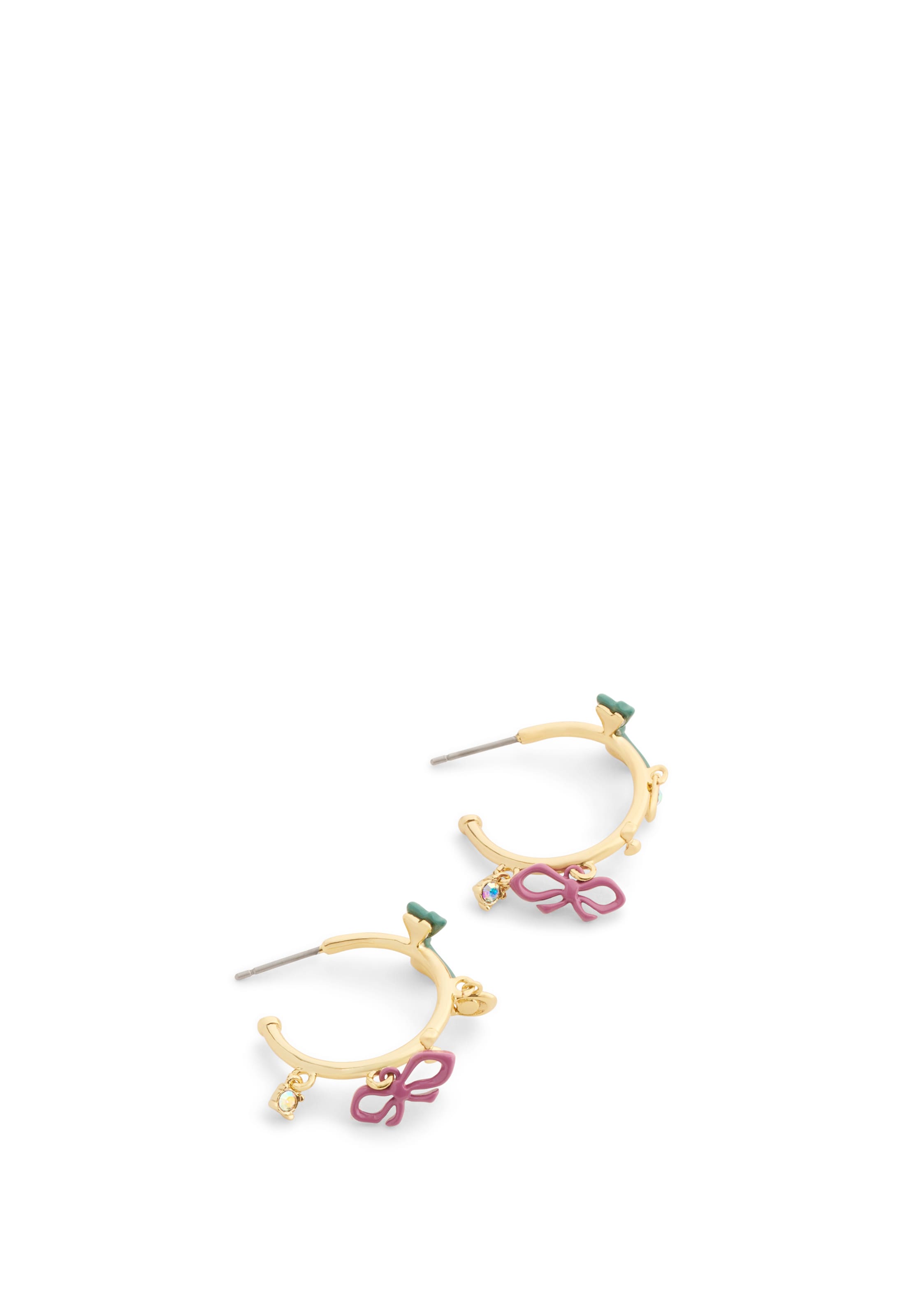 Cercei de la COACH pe auriu