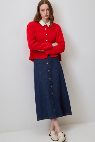 Touche Prive Strickjacke in Rot