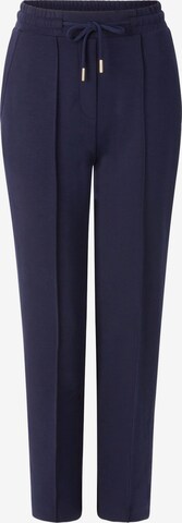 Rich & Royal Regular Trousers with creases in Blue: front