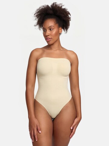 Body modelant 'Trägerloser Bodysuit Sculpting Shapewear mit Slip' cfab (formerly creamy fabrics) en beige