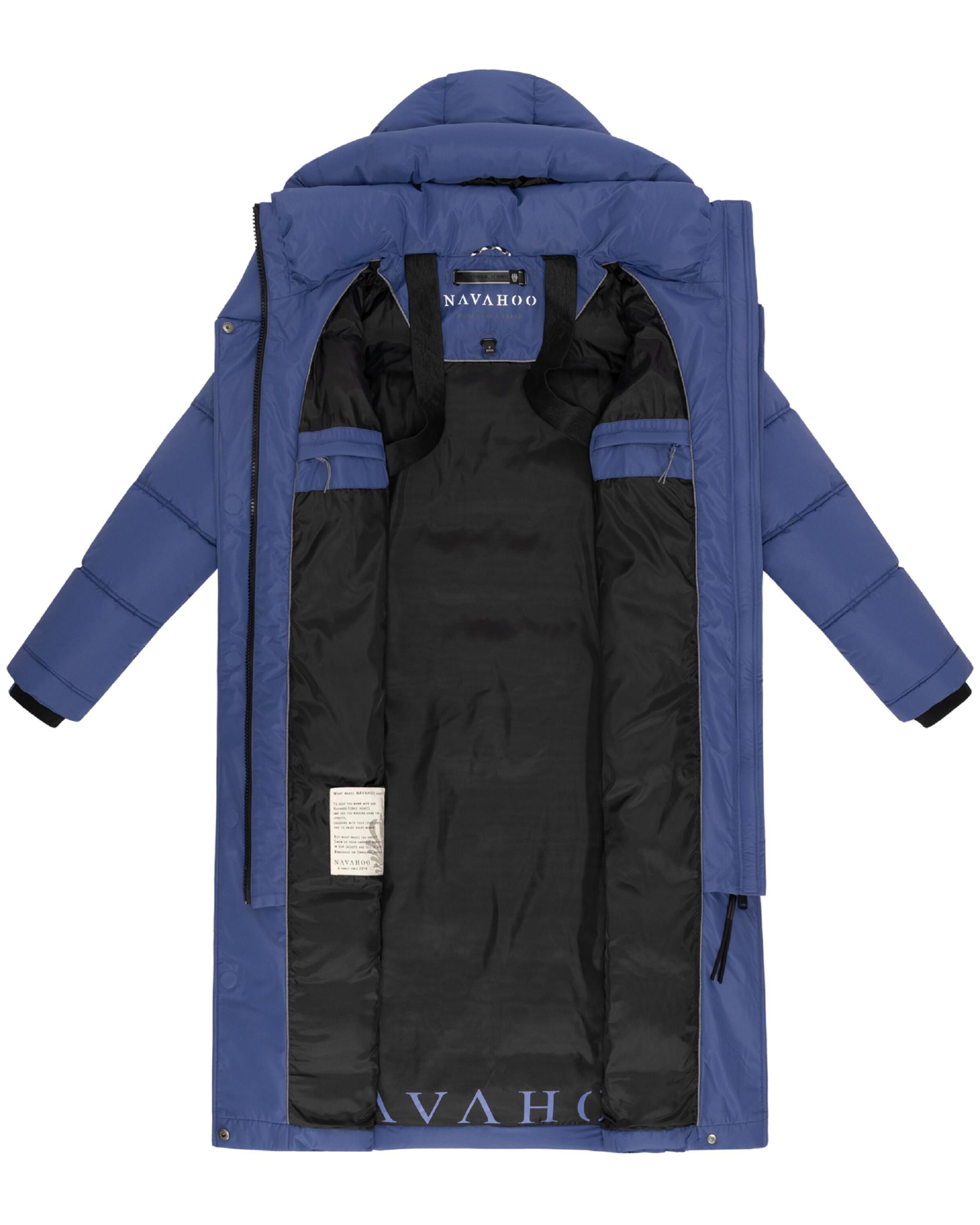 NAVAHOO Winter coat 'Engelsfeder XIV' in Purple