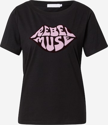 T-shirt Coster Copenhagen en noir : devant