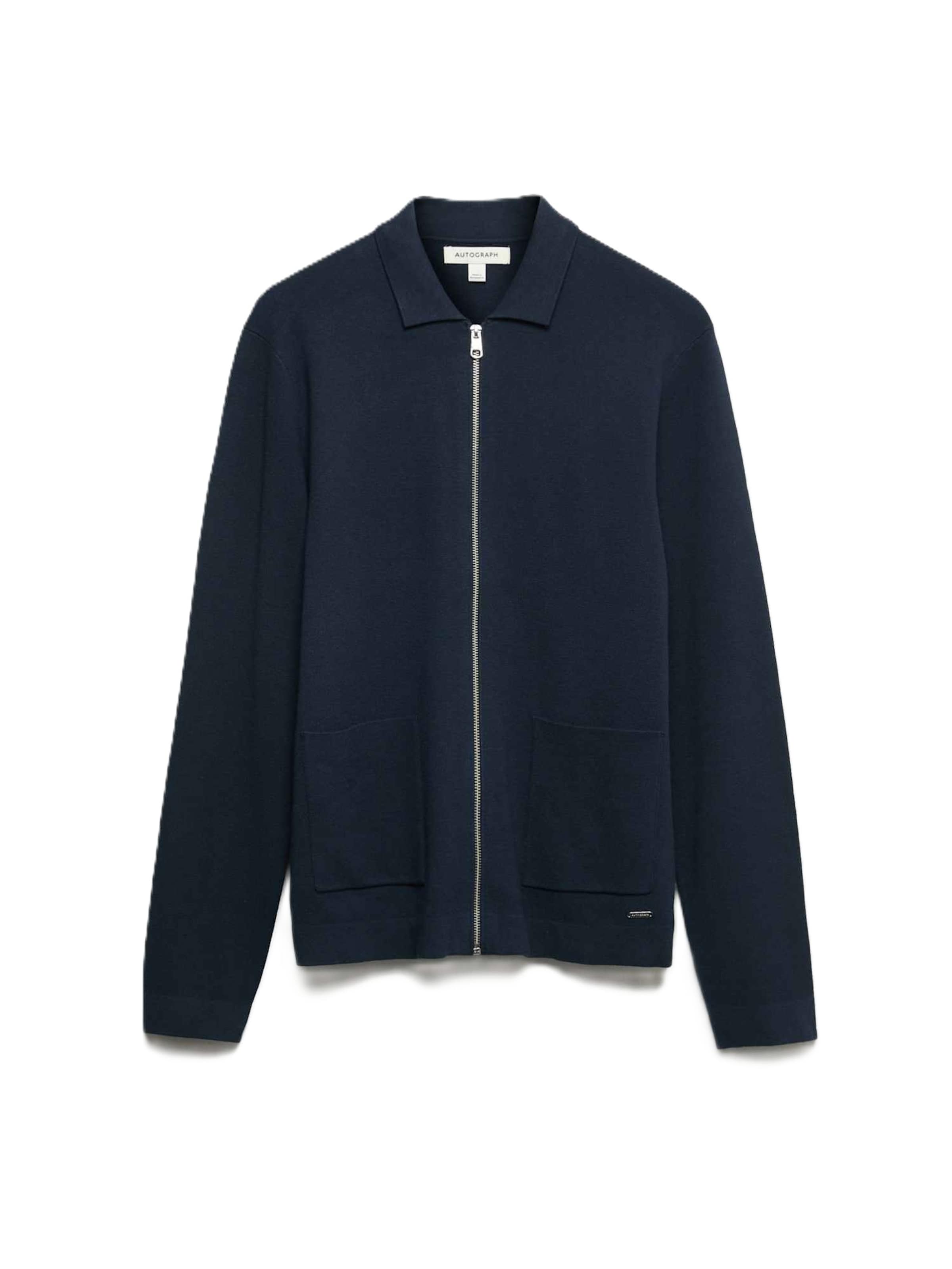 Giacchetta di Marks & Spencer in blu: frontale