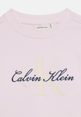 Bluză de molton de la Calvin Klein Jeans pe mov