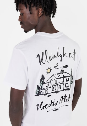 Kleinigkeit - Camiseta 'Big Casa' en blanco