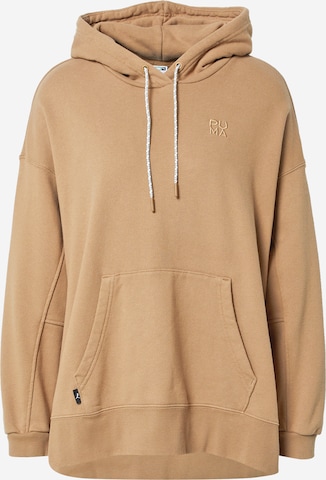 PUMA Sweatshirt 'Infuse' in Brown: front