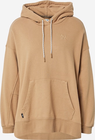 PUMA Sweatshirt 'Infuse' in Braun: predná strana