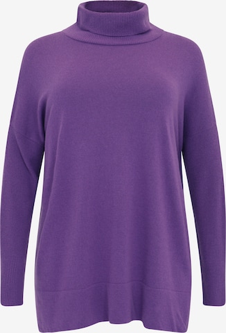 Yoek Sweater in Purple: front