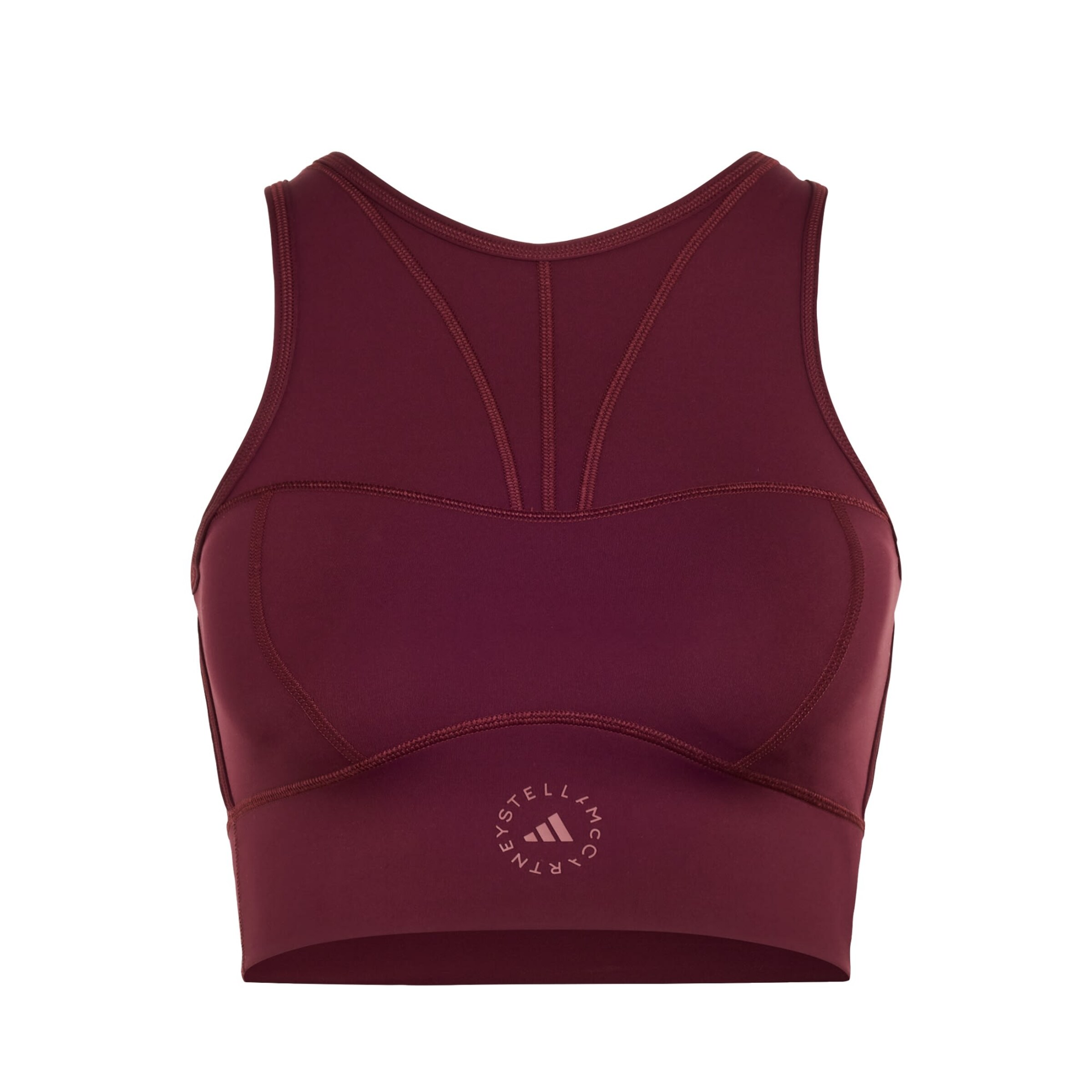 ADIDAS BY STELLA MCCARTNEY - Top deportivo en rojo: frente