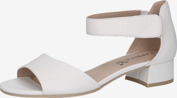 CAPRICE Sandals in White: front