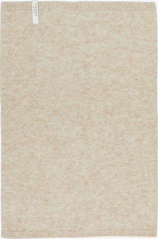 Écharpe tube COMMA en beige : devant