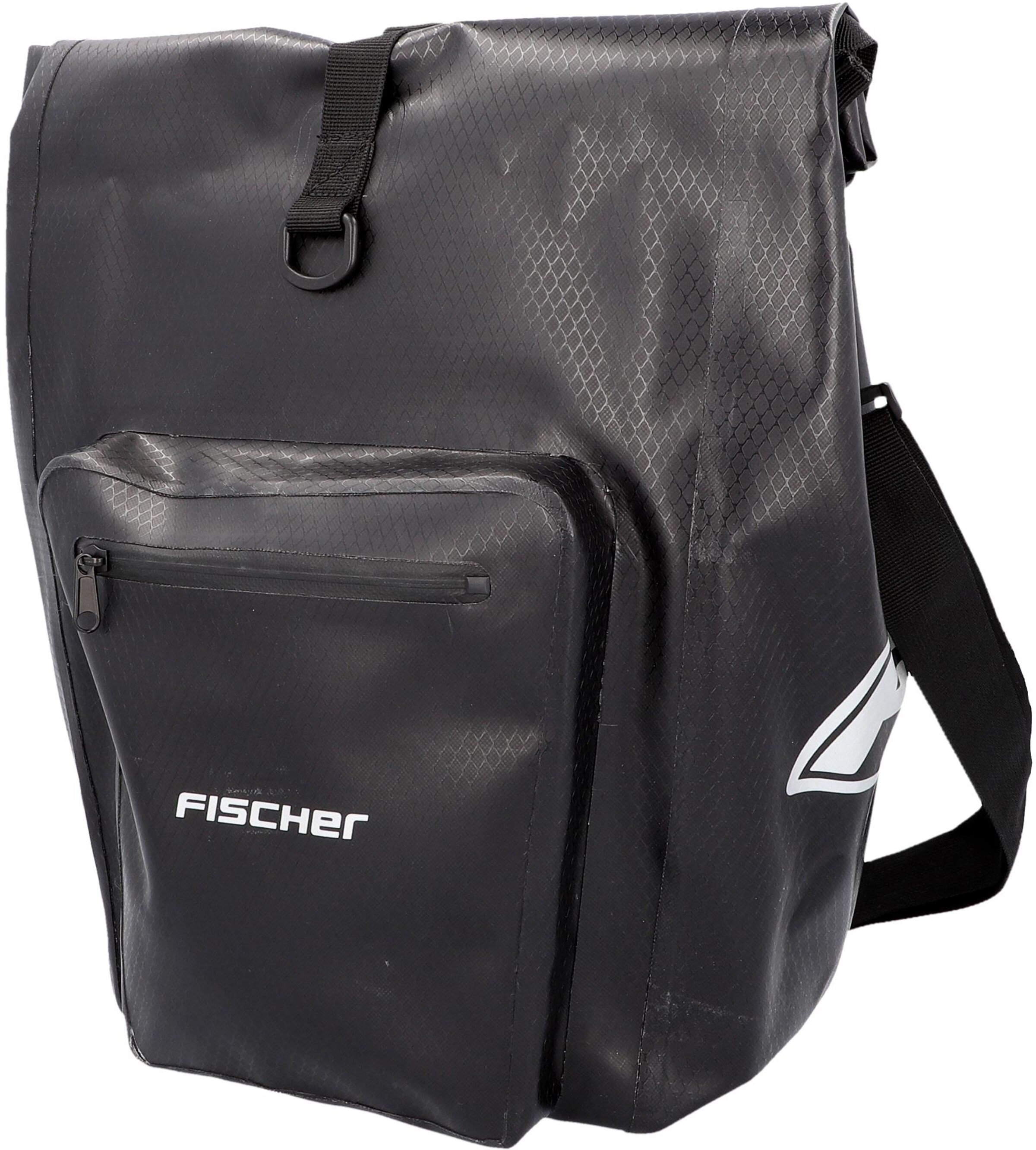FISCHER Fahrräder Fahrradtasche in Schwarz