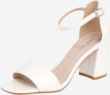 ABOUT YOU Sandals 'Alisha' in White: front