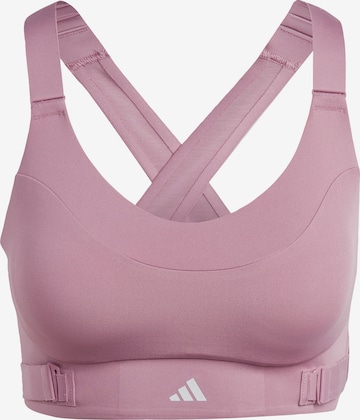 Bustier Soutien-gorge de sport 'Collective Power Fastimpact Luxe' ADIDAS PERFORMANCE en rose : devant