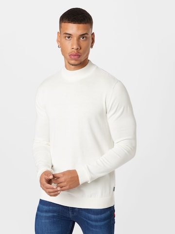 JACK & JONES Sweater in White: front